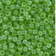 Toho seed beads 8/0 round Transparent-Lustered Lime Green - TR-08-105